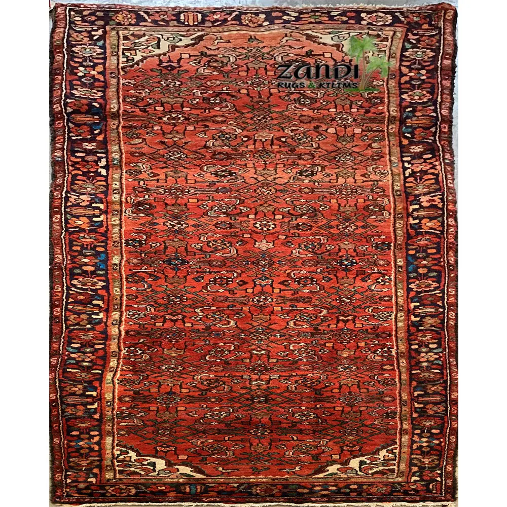 One Of The Kind Persian Hamedan Rug 10'3" x 3'7" zandirugs